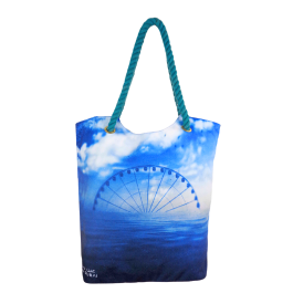 43W x 45H x 12BG SURF BAG WITH ROPE HANDLES (BLUE 2)