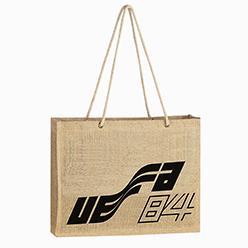 WIDE JUTE BAG WITH SIDE AND BASE