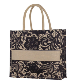 LACE PRINT JUCO BAG
